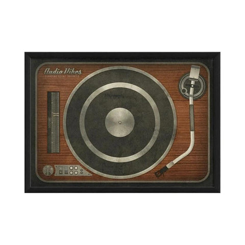 Audio Vibes Turntable (Framed/Glass)