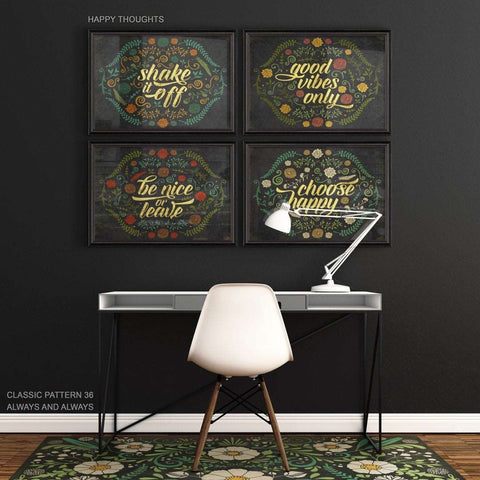 Be Nice Or Leave (Framed/Glass)