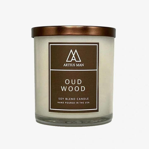 Oud Wood - Soy Blend Wood Wick Candle Candles