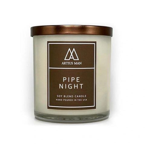 Pipe Night - Soy Blend Wood Wick Candle Candles