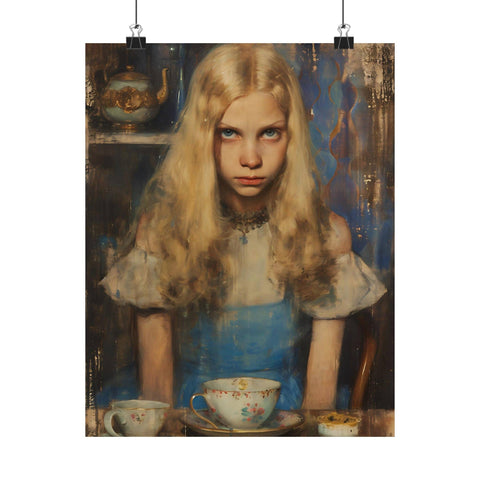 Framed Alice in Wonderland Art Print