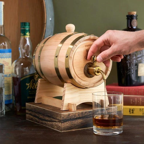 Whiskey Barrel Drink Dispenser Dispensers
