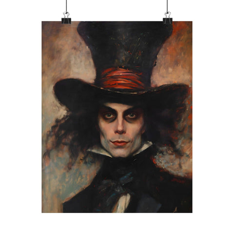 Framed Mad Hatter Art Print