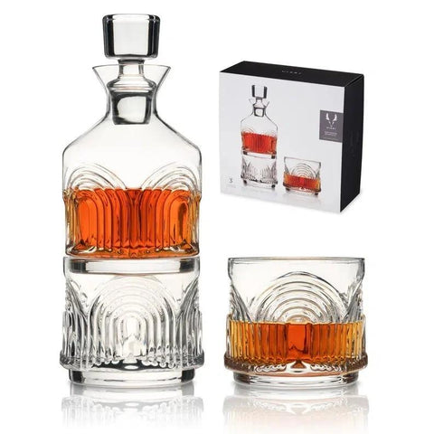 Beau Stacking Decanter Set-Decanters-nikal + dust