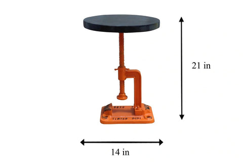 Bold Industrial Mango Wood Stool Stools