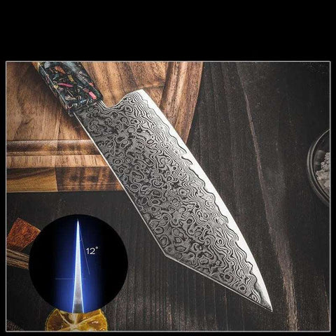 Bunka Knife | Walnut Burl Handle-Chef Knives-nikal + dust