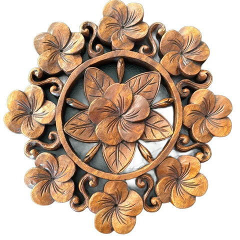 Boho Wooden Floral Wall Hanging Wall Hanging