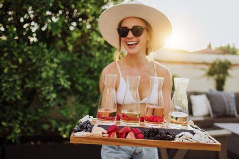 Cava Wine Tasting Kit with Carafes