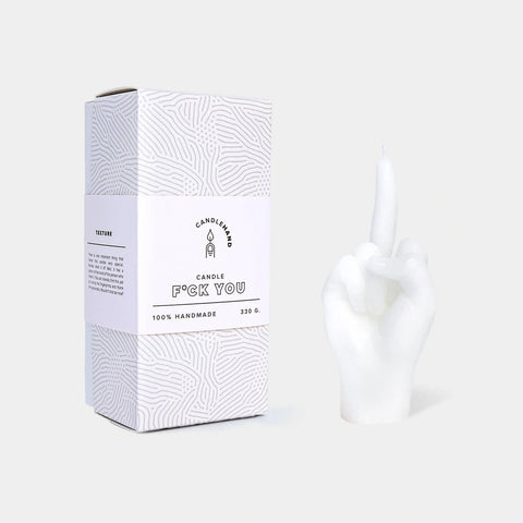CandleHand Hand Gesture Candle - Middle Finger