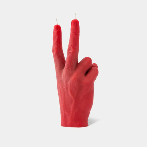 CandleHand Hand Gesture Candle - Victory/Peace