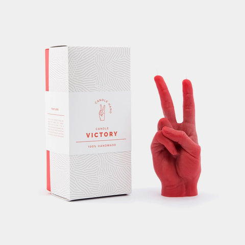 CandleHand Hand Gesture Candle - Victory/Peace
