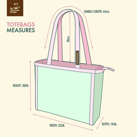 Chocolaticas® TATTOO Women's Tote Bag-Handbags-nikal + dust