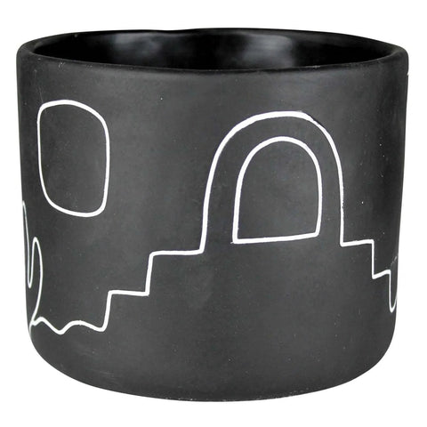 Desert Vista Planter Pot - Cement-Planters-nikal + dust