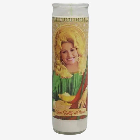 Dolly Parton Devotional Prayer Saint Candle-Candles-nikal + dust