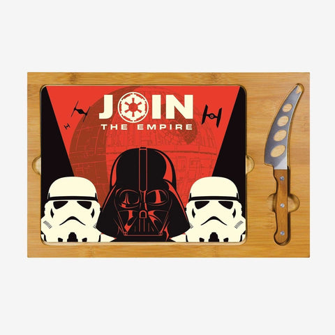 Empire - Star Wars - Icon Glass Top Cutting Board & Knife