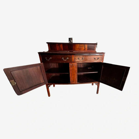 Antique English Buffet By Arthur Newbery Of Reading Accent Tables