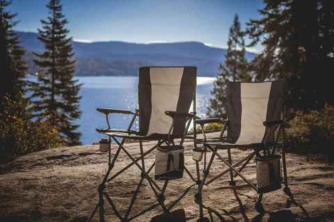Folding Camp Chair with Cooler-Camp Chairs-nikal + dust