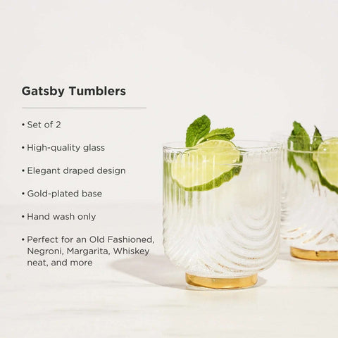 Gatsby Tumblers-Drinkware-nikal + dust