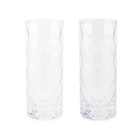 Gem Crystal Highball Glasses Drinkware