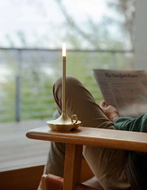Graypants Wick Portable Rechargeable Lamps-Table Lamps-nikal + dust