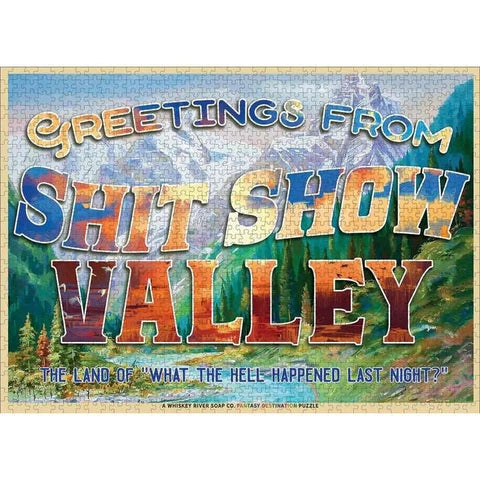 Greetings from Shit Show Valley | Funny Puzzle