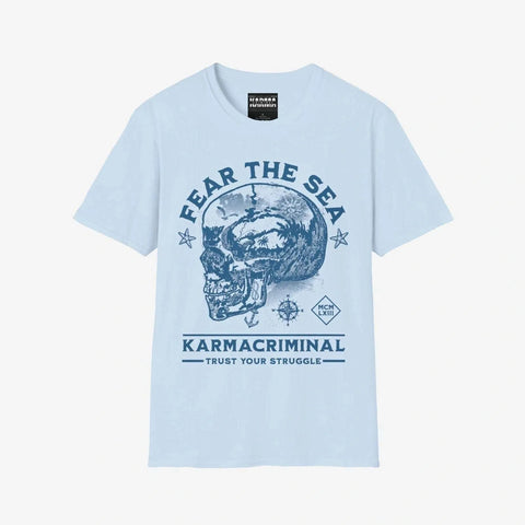 KarmaCriminal Fear The Sea Tee-Graphic T-Shirts-nikal + dust