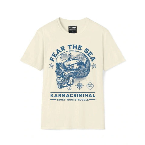 KarmaCriminal Fear The Sea Tee-Graphic T-Shirts-nikal + dust