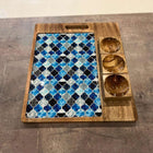 Large Sharing Platters with dipping pots-Serving Platters-nikal + dust