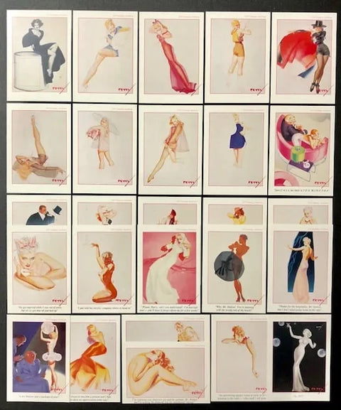 50 GEORGE PETTY Series 1 Risque Pinup Girl Art Cards