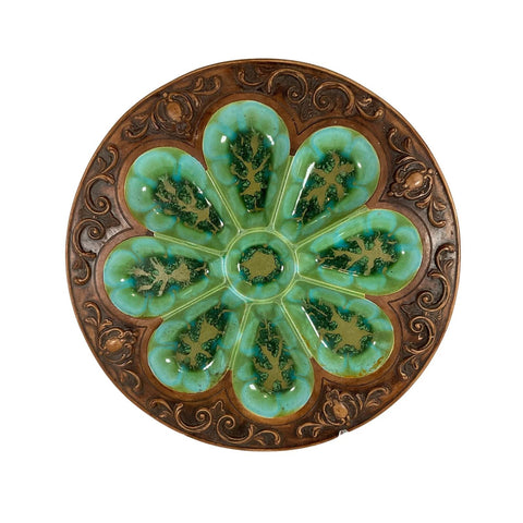 Vintage (Circa 1970's) Treasure Craft Serving Platter OR Wall Art... Take your pick 17"