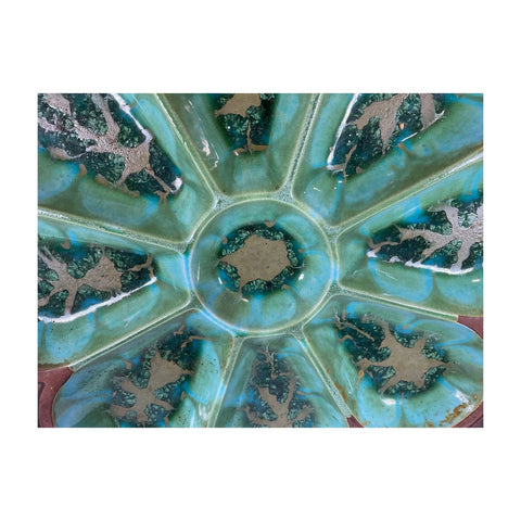 Vintage (Circa 1970's) Treasure Craft Serving Platter OR Wall Art... Take your pick 17"
