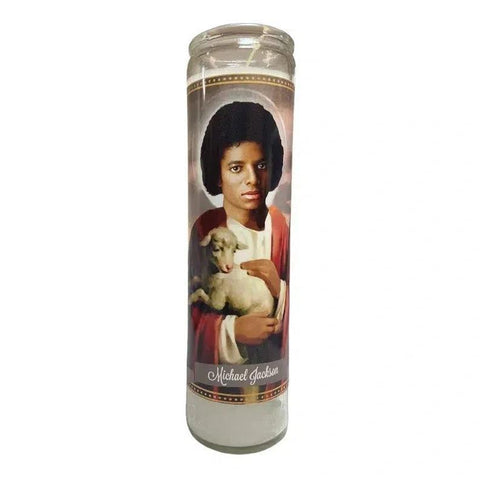 Michael Jackson Devotional Prayer Saint Candle-Candles-nikal + dust