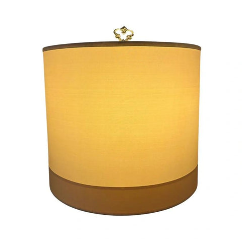 Mid Century Modern Plant Stand Floor Lamp in Gold Chrome