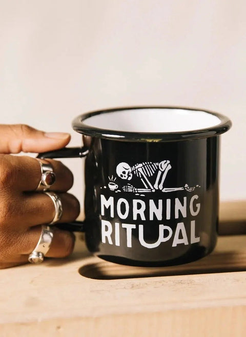 Morning Ritual Coffee Mug-Coffee Mugs-nikal + dust