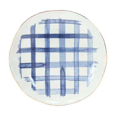 Dinnerware Plate Set (Set of 4) 7"D Ceramic