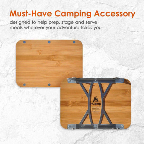 Camping Prep Surface (Elevated Cutting Board)