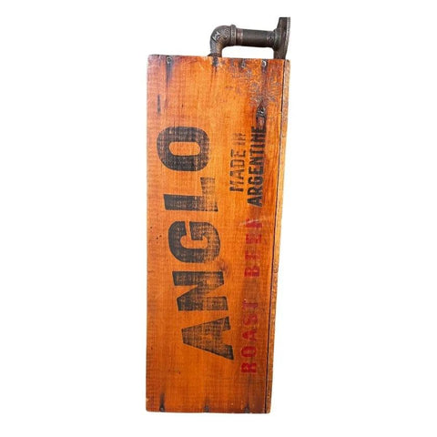 Vintage Wooden Anglo Made in Argentine Box/Crate - Upcycled Wall Box Wall Shelf