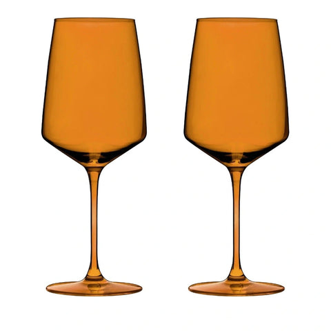 Reserve Nouveau Crystal Wine Glasses-Drinkware-nikal + dust