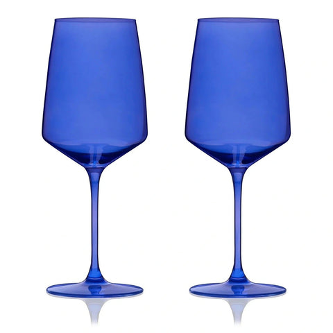 Reserve Nouveau Crystal Wine Glasses-Drinkware-nikal + dust