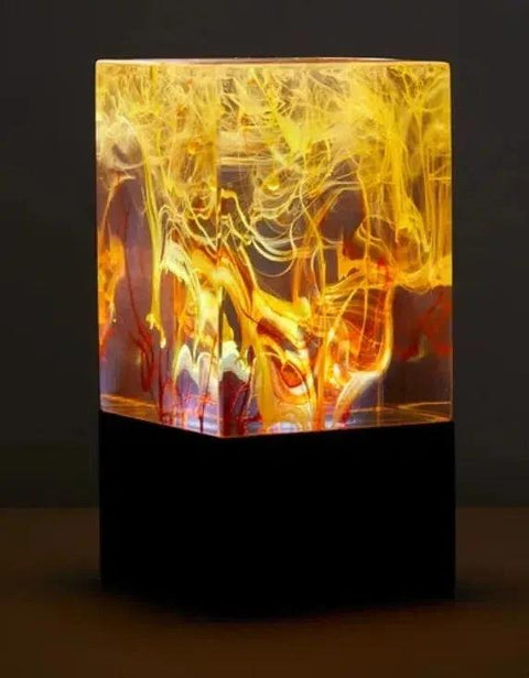 Resin table decor - Solar-Table Lamps-nikal + dust