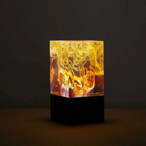 Resin table decor - Solar-Table Lamps-nikal + dust