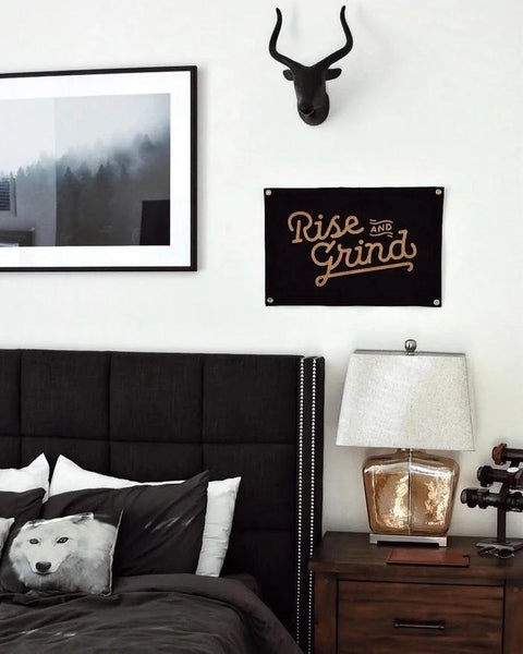 Rise & Grind Banner Banners