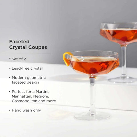 Faceted Crystal Coupes