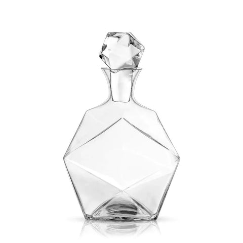 Faceted Crystal Liquor Decanter Decanters