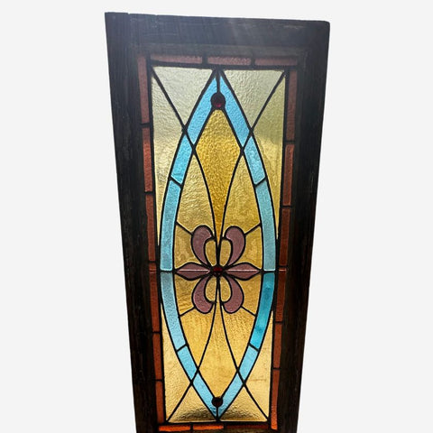 Vintage stained glass by window #2 Wall Hanging
