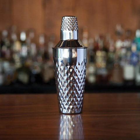 Stainless Steel Faceted Cocktail Shaker Shakers