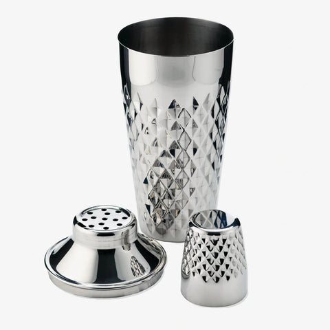 Stainless Steel Faceted Cocktail Shaker Shakers