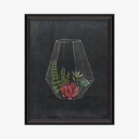 Terrarium To Walk Freely At Night Framed/Glass Wall Hanging