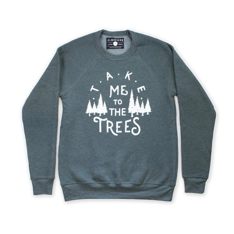 The Trees Crewneck-Forest-Graphic T-Shirts-nikal + dust
