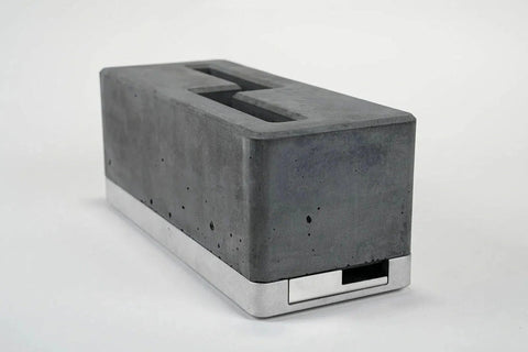The XL - Personal Concrete Fireplace-Decorative Accents-nikal + dust